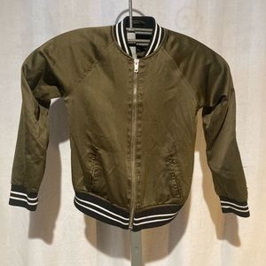 Girls olive green Forever 21 girls jacket size 7/8